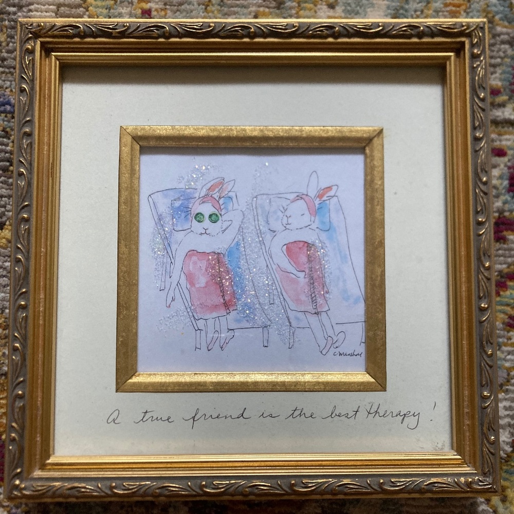 Carla Marshall Lentil Beans Framed Art